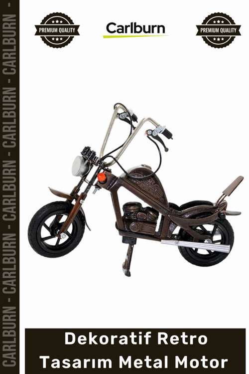 Özel Üretim Dekoratif Retro Tasarım Koleksiyonluk Masaüstü Ofis Aksesuar Dayanıklı Model Metal Motor