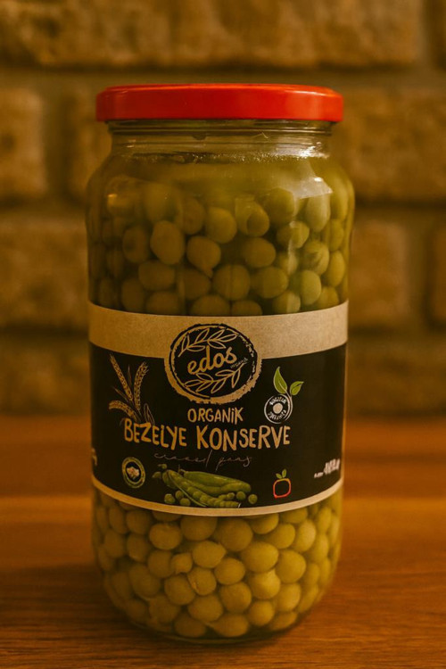 Organik Bezelye Konserve 580 GR