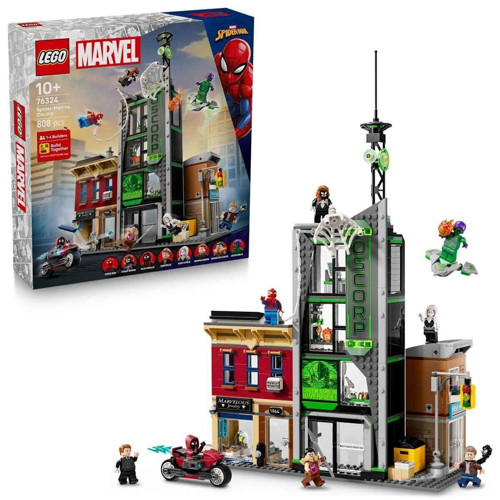 Epilons 76324 Lego Marvel Örümcek Adam, Oscorpa Karşı 808 parça +10 yaş