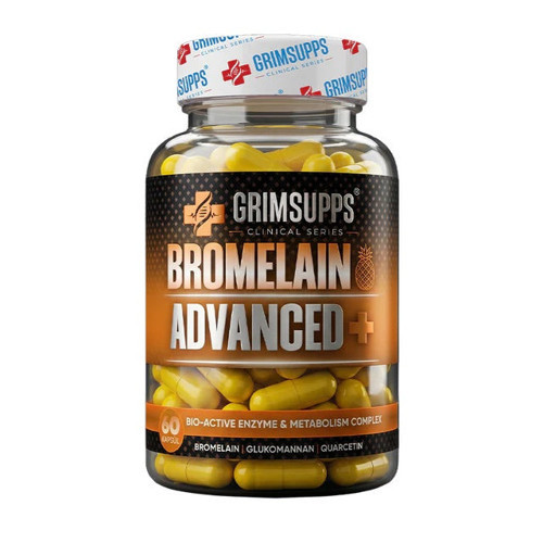 GRIMSUPPS Bromelian Advanced+ Zinc + Koenzim Q10 60 CAPSULES