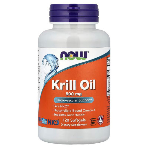 Krill Oil Omegas & Fish Oils EPA DHA 500 mg 120 Softgels
