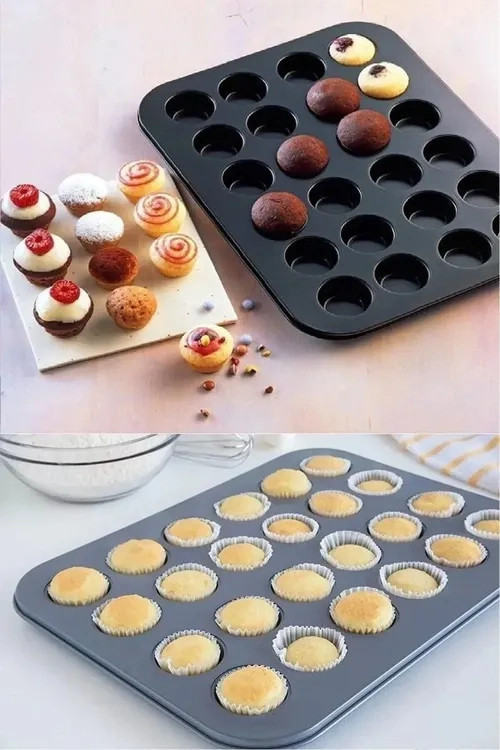 24'lü Teflon Mini Muffin Kalıbı (0177)