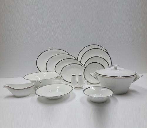 Coupe Paisley Platin 60 Parça 12 Kişilik Yemek Takımı