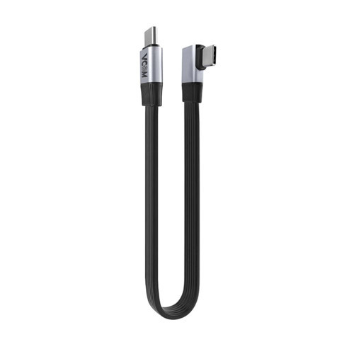 CU582RA-2.0 Type-C USB4 V2 90 Derece Düz 2.0m Şarj Kablosu
