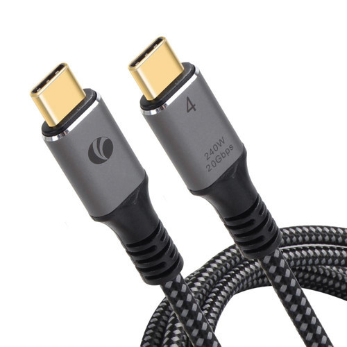 CU521M-2.0 Type-C USB4 20Gbps Data 240W 2m Şarj Kablosu
