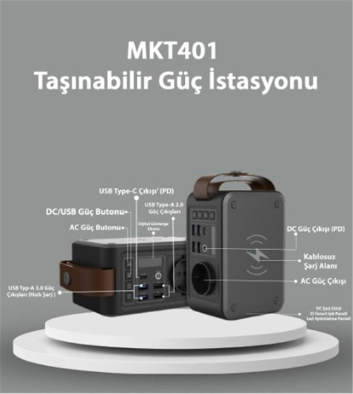 MKT401 TAŞINABİLİR GÜÇ İSTASYONU