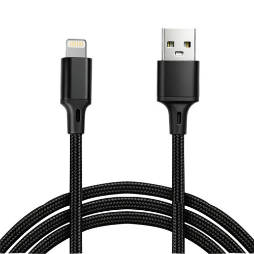 CU253 Lightning to USB 3m 10W (5V-2A) Örgülü Şarj Kablosu