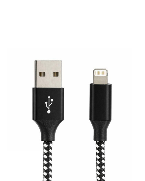 CU251 Lightning to USB 3m 12W (5V-2.4A) Örgülü Şarj Kablosu