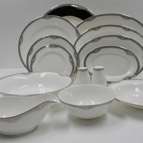 Versailles Platin 101 Parça 12 Kişilik Yemek Takımı