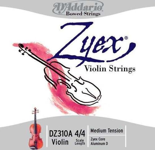 KEMAN TEL SET, ZYEX, 4/4 , MEDIUM TENSION, (RE ALU