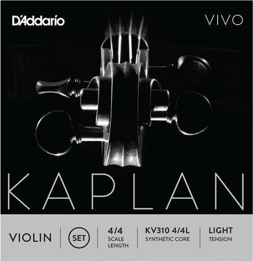 KEMAN TEL SETİ, KAPLAN VIVO, 4/4 SCALE, LIGHT TENS
