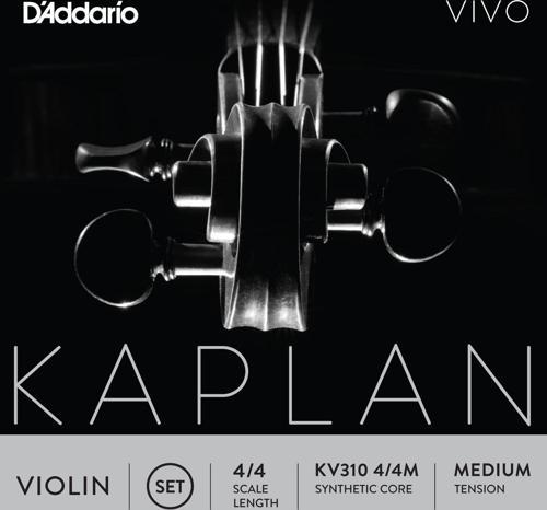 KEMAN TEL SETİ, KAPLAN VIVO, 4/4 SCALE, MEDIUM TEN