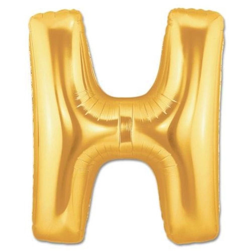 H Harf Folyo Balon Altın Renk 40 inç