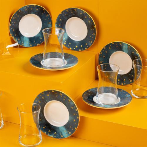 Stars 6 Kişilik 12 Parça Çay Seti 160 ml