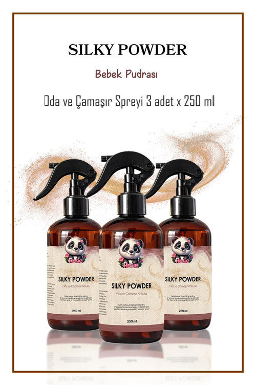 3 adet Silky Powder Oda ve Çamaşır Spreyi 250 ml