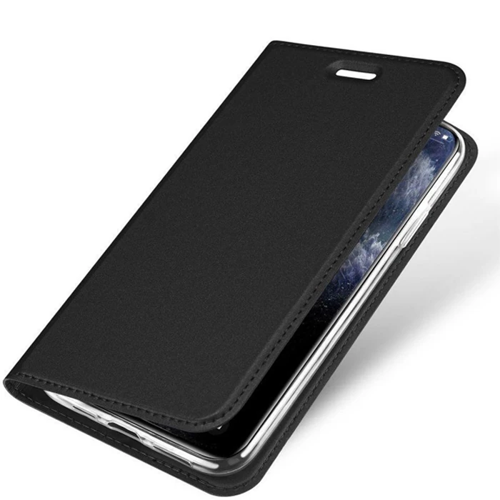 iPhone 11 Pro Max 6.5inç Flip Cover Kapaklı Kılıf - Manyetik Kapak, Kart Bölmeli SkinPro Series