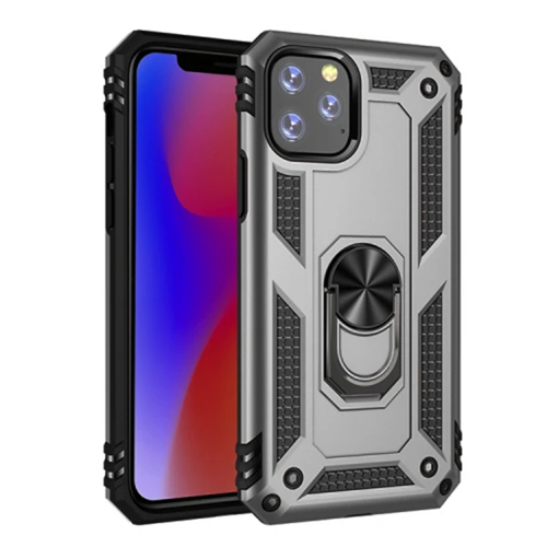 iPhone 11 Pro Max 6.5" Zırhlı Yüzüklü Kılıf - Darbeye Dayanıklı Ring Armor