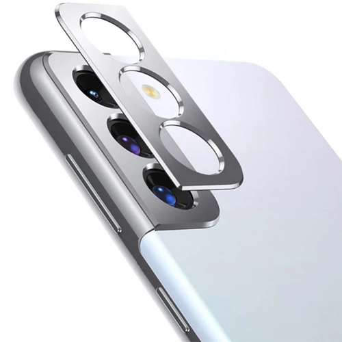 Galaxy S21 S21+ 3D Metal Kamera Lens Koruyucu - Çizilmeye Karşı Ultra Dayanıklı Çerçeve