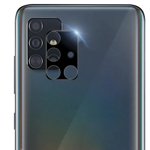 Galaxy A51 Kamera Lens Koruyucu Cam - 9H Full Coverage HD 3D
