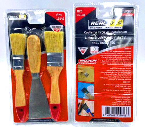 3 Parça SPATULA50MM- Kestirme Fırçano-1-1.5SETİ El Aletleri