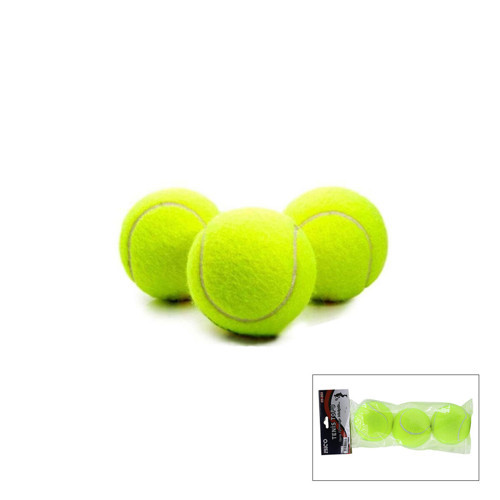 3PCS Tenis Kort Topu Poşetli Kartela Ambalaj