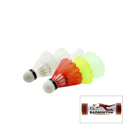 6PCS Badminton Topu Renkli Spor Malzemeleri