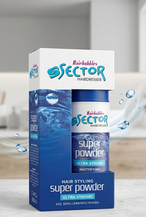 Super Toz Wax Parlak Saçlar YENİ ÜRÜN Ultra Sert Mavi