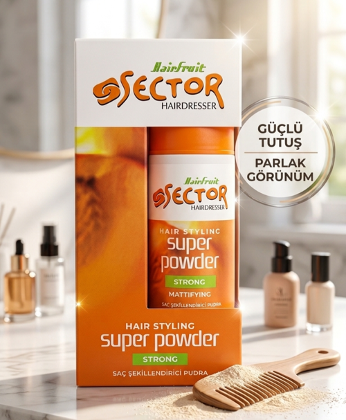 Super Toz Wax Parlak Saçlar YENİ ÜRÜN Sert Turuncu
