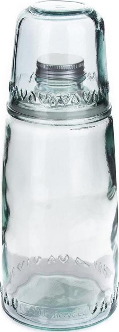 Su Sişesi+Bardak 1 Litre  Rosca