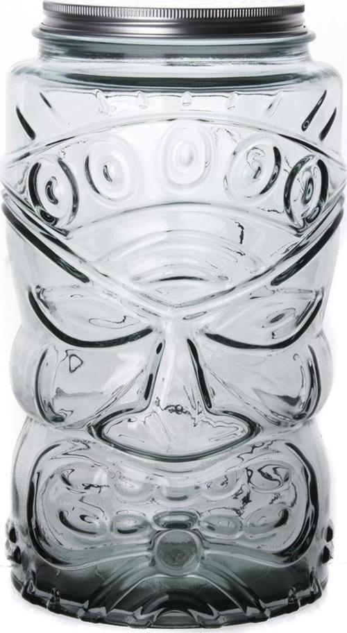 Tarro Tiki Metal Kapaklı Kavanoz 6 Litre
