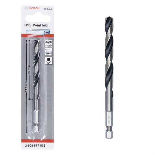 Pointteq Altıgen Şaftlı Hss Matkap Ucu 8 mm