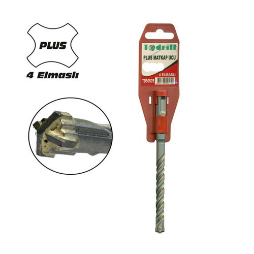 TD50569 8X210 Sds Plus 4 Elmaslı Matkap Ucu
