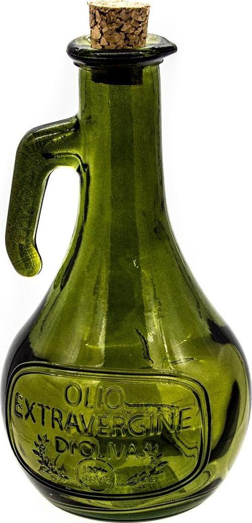 Olio Kulplu Yağ Şişesi 500 CC Yeşil
