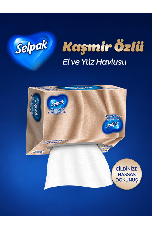 El Ve Yüz Havlusu Kutulu Kaşmir Özlü 80'Li X 4