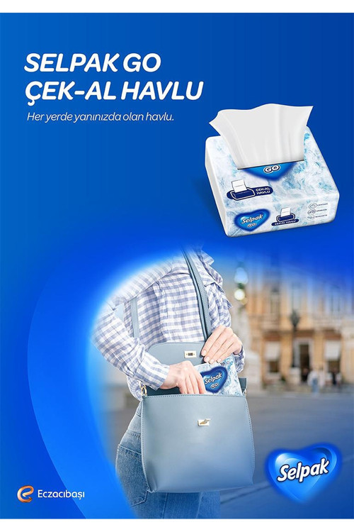 Go Çek-Al Havlu 50 Li X 3 Paket