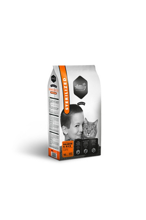Premium Kısırlaştırılmış Somonlu Kedi Maması 10 Kg