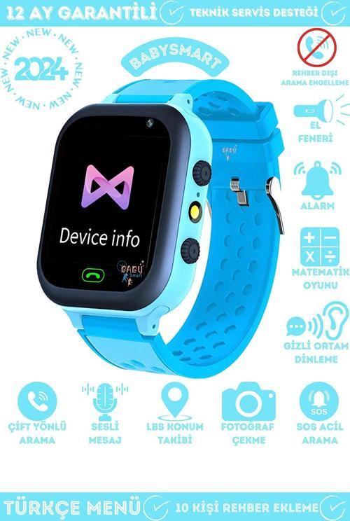 Q21 Akıllı Çocuk Takip Saati, Sim Kartlı Arama, Kameralı, S.o.s Ve Gizli Dinleme Özellikli - Mavi