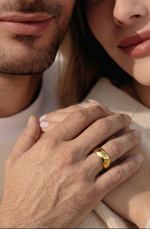 Çelik 21 Numara Unısex Alyans Yüzük