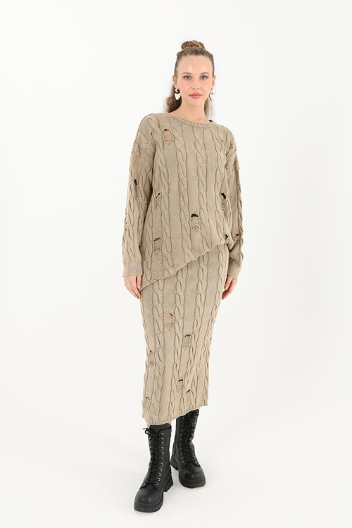 Triko Tunik - 32036TUN - BEIGE