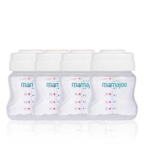 Anne Sütü ve Mama Saklama Kabı Seti 150 ml | Göğüs Pompası Uyumlu, 4lü Set