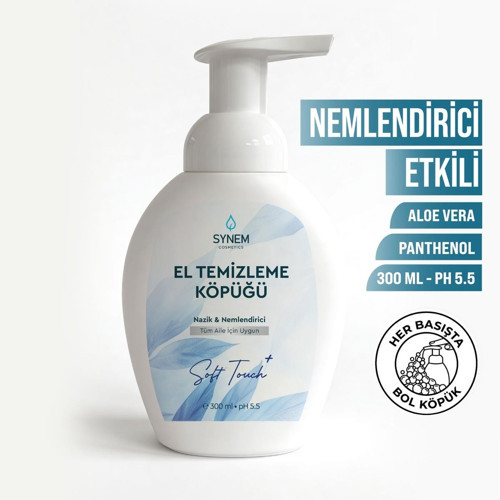 El Temizleme Köpüğü Soft Touch Kremsi Nemlendirici 300 ML