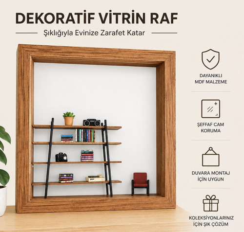 Dekoratif Tasarım Çerçeve - Okuma Köşesi
