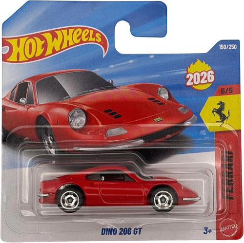 Ferrari Dino 206 GT Red JJH56