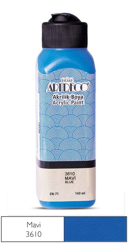 Akrilik Boya 140 Ml Mavi Y-070R-3610