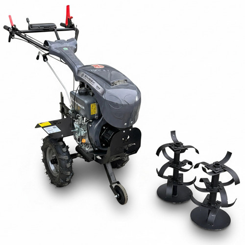 300D 7 Hp Dizel Kurmalı Çalıştırma Çapa Makinesi Tekerkeli 3+1 Vitesli