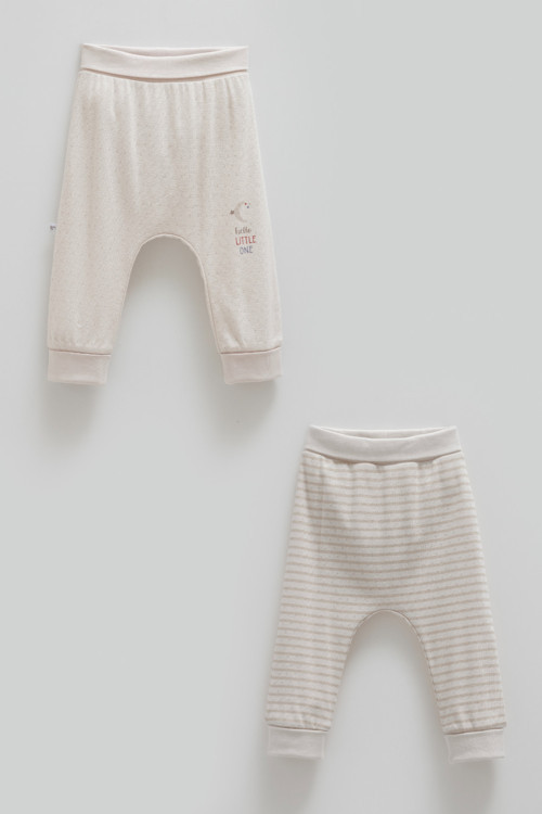 ALL TIME BOY İKİLİ BEBEK PANTOLON - Gri - 74-80 CM Gri