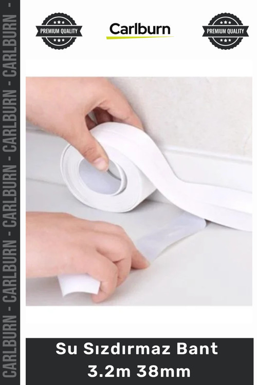 Özel Üretim Mutfak Banyo Lavabo Kenar Koruyucu Küf Önleyici Sızdırmazlık Su Sızdırmaz Bant 3.2m 38mm