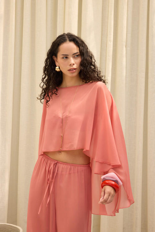 Charm Salaş Crop Pantolon Takım - TARCIN