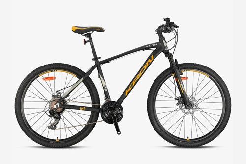 XC 75 26 JANT MTB - 14′ - 21 Vites - V.Brake - Mat Siyah/Bej-Neon Sarı