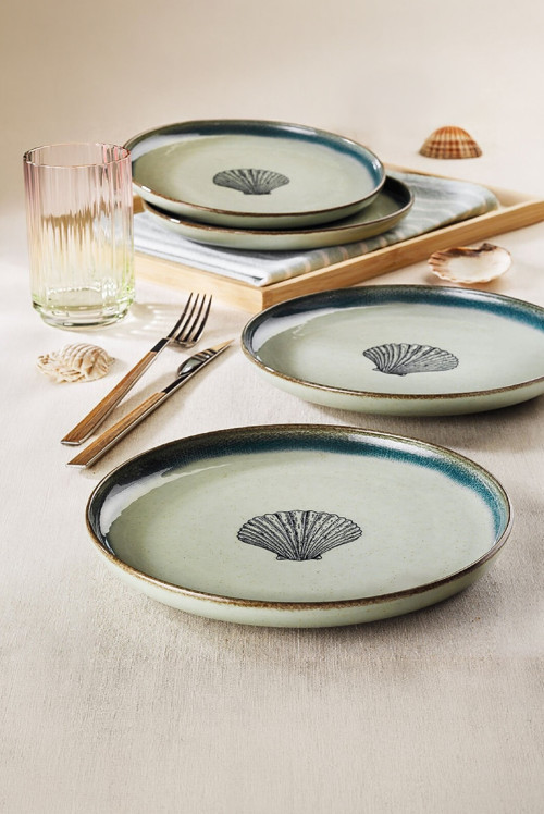 Perla 4 Parça 21 Cm Pasta Tabağı Yeşil